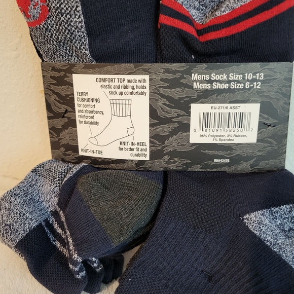 Men's 1/2 Quarter Socks - Picture 5 of 6